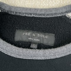 Rag & Bone Colorblock Raglan Crew Neck Sweatshirt Women Large (READ) Made In USA