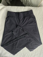 Athleta Brooklyn Mid Rise Ankle Pant, Size 0 Petite, Black, EUC $99 Retail
