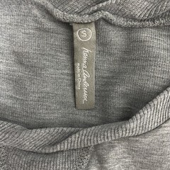 Hanna Andersson Women’s Sweatshirt Size Small Gray Twist Neckline Cotton Blend