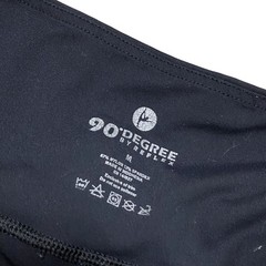 Women’s Black Capri Leggings 90 Degree By Reflex Medium Boho Bohemian Fitness