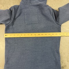 Hollister Hoodie Womens Small Blue Broken Zipper Surfer Girl Beach Preowned