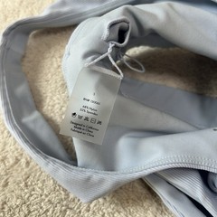 L*Space Active Bobby Bra Size S Baby Blue Sports Bra Athleisure Medium Impact