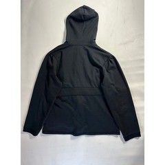 AW Sport Allyson Whitmore Y2K Black Empire Waist Full Zip Hoodie Sweatshirt PL
