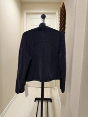 NWT Lululemon Brushed Softstreme Half Zip Black BLK Size 4