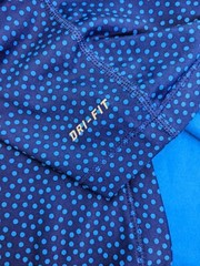 2015 Nike Pro Dri-Fit Track Jacket Pullover Geo-Dot Running XL 1/2 Zip Stretch