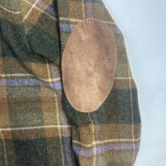 Lauren Ralph Lauren 100% Lambswool Plaid Zip Up Jacket Women’s Petite Medium