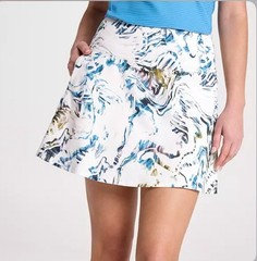Calia Golf Eagle Skort 15” Moss Print Multi Wmns XS NEW $68