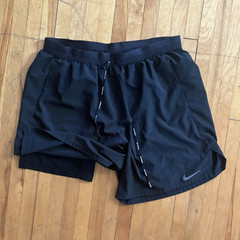 Nike Women’s Nike Running Shorts Black 5″ Inseam Lightweight Drawstring