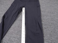 Avalanche Leggings Womens Small Charcoal High Rise Side Pocket Athletic Yoga