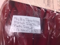 No Boundaries Sparkling Merlot Side Snap Track Pants Size XS(0-2) – New