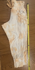 All In Motion Jogger Pants Women’s Large Orange Tie-Dye Pockets 23.5″=Inseam