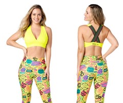 Zumba Pop Bra – Caution Yellow ~ XS, Large, XXL ~ New!