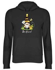 Bee Kind Hoodie Mens Womens Garden Gonk Gnome Bumblebee Top Gift