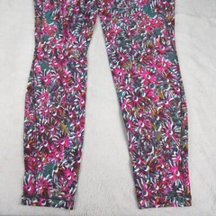 Lululemon Legging Women 14 Pink Green Floral Base Pace HR Tight Fleece 32×28 NEW