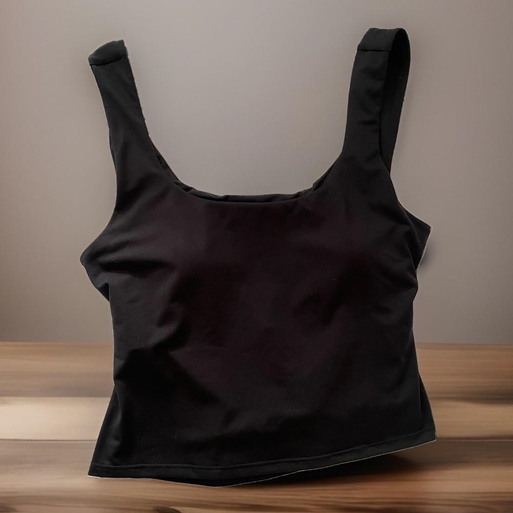 Fabletic Oasis Twist Built-In Bra Tank Black XL