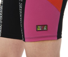 Zumba Color Blocked High Waisted Biker Shorts – Black ~ XS S L XL ~ Free Ship