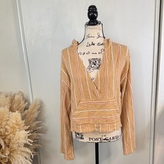L*Space Paradise Stripe Pullover Size Medium