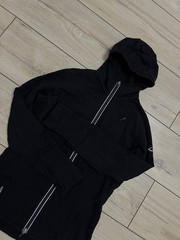 Women’s Icebreaker GT 260 Merino Wool Full Zip Active Ski Hoodie Black sz S