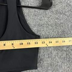Alo Yoga Top Womens XS Airlift Fuse Bra Tank Black High Neck Tank Crop Athletic