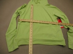 NWT Helly Hansen Size M Womens Green Drawstring Lightweight Athletic Hoodie 118