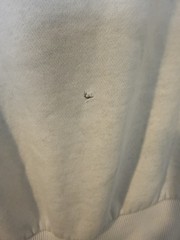 Nike Sportswear Club Hoodie Women’s XL Bone White Pullover Fleece AS-IS Flawed