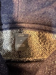 Aerie Sparkle Navy Blue Cowl Neck Pullover Sweater Women’s Size XS