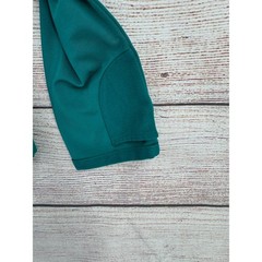 Athleta Alacrity 1/2 Zip Pullover Sweatshirt Womens L Green Stretch Slim