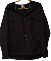Avalanche – NWOT -Ladies Navy Blue Windbreaker W/Hood, Drawstring Waist, Pockets