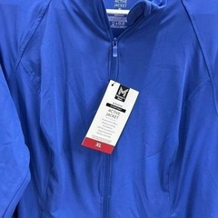 Mossimo Women’s Blue Active Jacket UPF 15 4-Way Stretch NWT Size XL