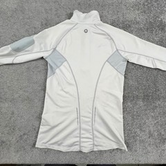 Marmot Womens C55780 1/4 Zip Pullover White Gray Activewear XS Hike Camp Run