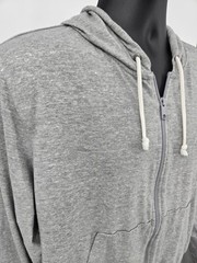 Nike Women’s Hoodie 1X Heather Grey Gym Vintage Zip Drawstring Lightweight
