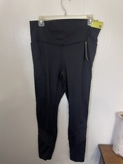All In Motion Large Jogger Black Soft Knit Pockets NWT MID RISE
