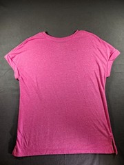 Athletic Works Women’s Pink Crew Neck M 8-10 Activewear Slit 0123