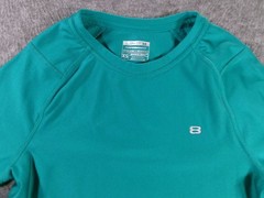 Layer8 Top Women Extra Small Teal Performance Long Sleeve Qwick Dry Athletic