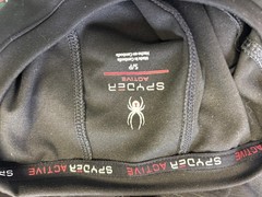 Spyder Active Womens Long Sleeve Performance Top Thumbholes SP1000U Size S Black