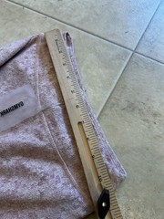 NWT Gymshark Fleur Texture Mid Rise Workout Leggings Dusky Pink Marl Small