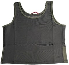 Topo Designs Womens XL All Day Trail Tank Asphalt Gray Green NWT