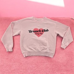 Wildfox Women’s Brunch Club Everyday Pink Pullover Sweatshirt Size XS, S, L, XXL