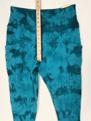 All In Motion Jogger Pants Womens Large Ultra Soft Wide Waistband Blue Tie-Dye