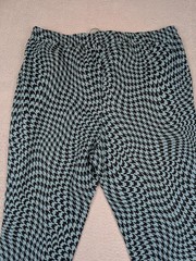 Fabletics Sweatpants Womens 3X Arctic Wave Warped Houndstooth Forever Fleece
