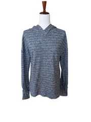 Lululemon Women’s hooded pullover thumbholes Elastic Waist 8 Heathered Gray