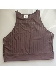 REEBOK CROPPED WORKOUT TANK TOP