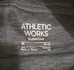 Women’s Athletic Works buttercore fashion leggings col black soot sz XS 0-2 NEW