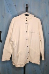 Brand: Adrienne Vittadini Fleece Snap-front Hoodie