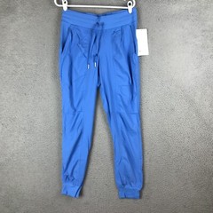 Lululemon Dance Studio Mid Rise Jogger Full Length Drawstring Pool Blue 8 NWT