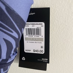 Under Armour Crossback Mid Print Sports Bra Sz 1X 48/50 and 2X 50/52 Gym Wear