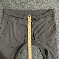 Lululemon Dance Studio Pants Size 12 Lined Gray Straight Fit