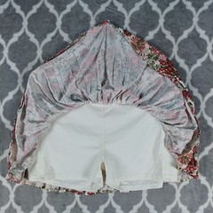 Laura Ashley Skort Women Large Pink Floral Pleated Golf Tennis 13 Inch Mini