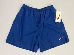 Vintage Y2K Nike Women’s L 100% Nylon Training Shorts Blue Pockets NWT