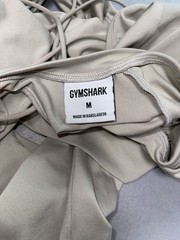Gymshark Pause Women’s V-Neck Strappy Back Cropped Long Sleeve Top M